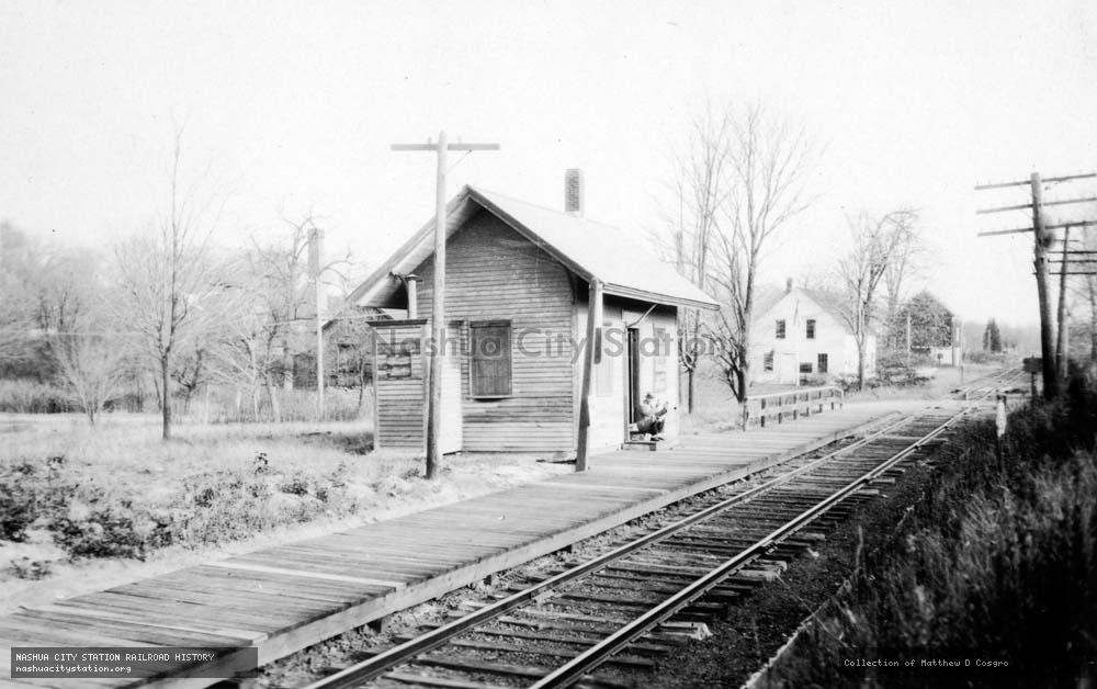 Postcard: Boston & Maine Railroad Station, Essex Falls, Massachusetts